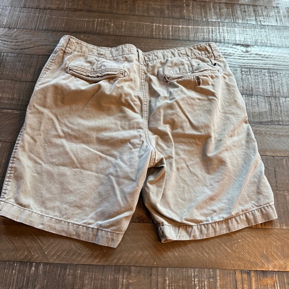 American Eagle Outfitters Flat Front Shorts Gray 100% Cotton Men’s Size 36 - Picture 6 of 10